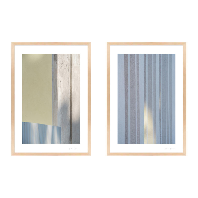 Sun And Concrete Print by Svetlana Smirnova, 30" H x 21" W x 1.25" D, Maple Framed