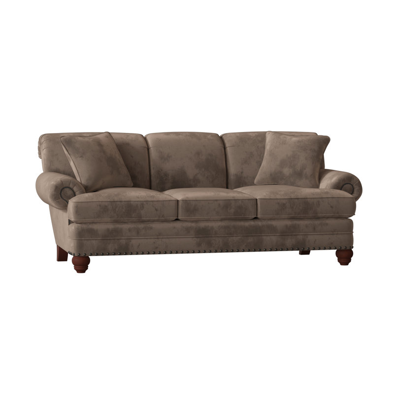 Spratt Sofa, Dark Brass, Manhattan, Beantown 10 Sand Performance Chenille
