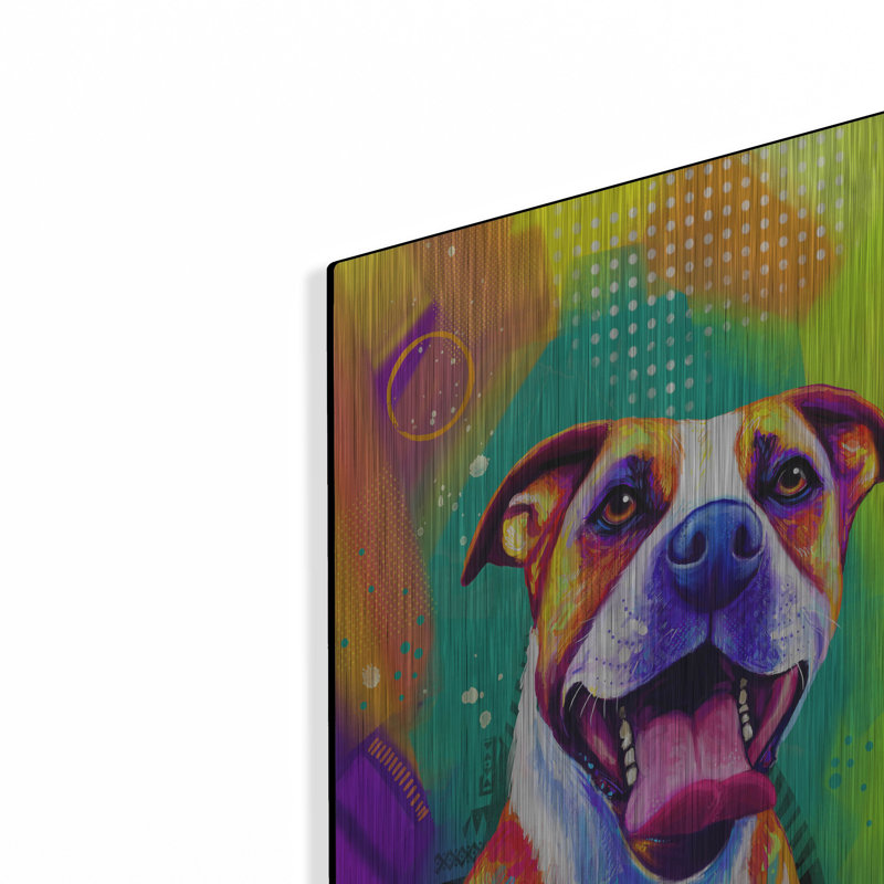 «Pop Art Pit Bull» par Furbaby Affiliates, H 24 po x l 16 po