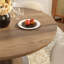 Table de salle à manger en bois massif avec métal-1281812553
