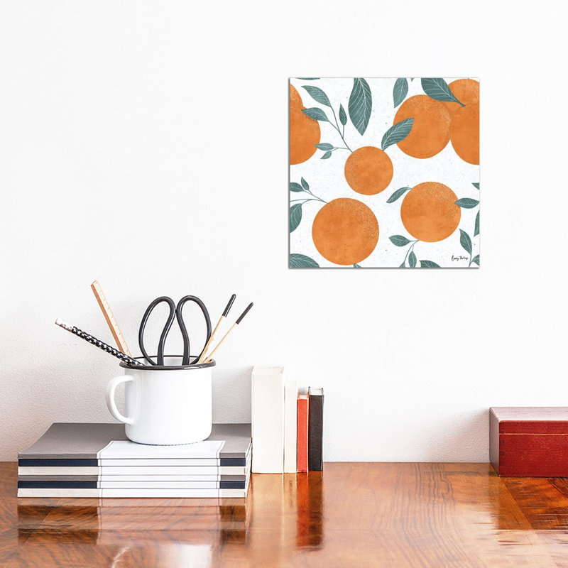 Fruity Cocktails Pattern I by Becky Thorns - Wrapped Canvas Print, 30.48 cm H x 30.48 cm W