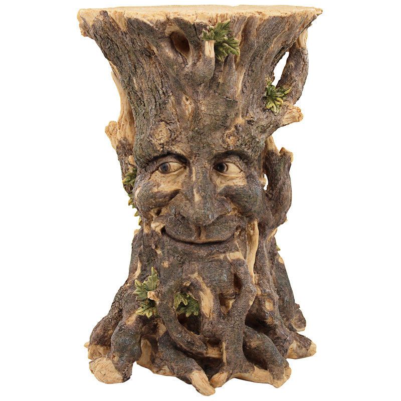 Craggy Bark Tree Ent Side Table