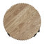 Table basse ronde, table basse cylindrique Handcraft