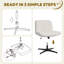 Boucle Swivel Desk Chair-361327390