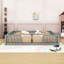 Double lit simple en bois avec garde-corps-1366356221