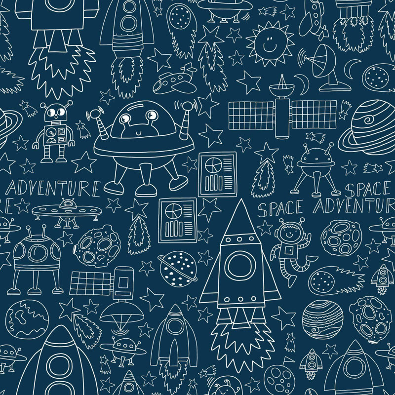 Carreau de papier peint Irmela, L 102 po x l 24 po