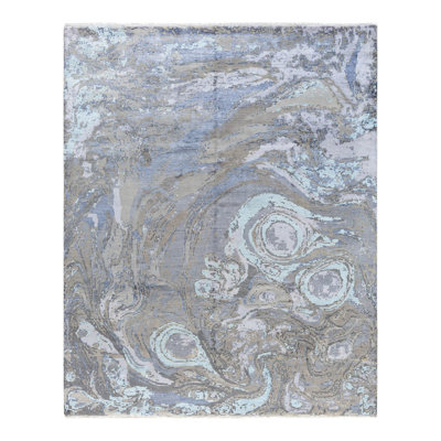 Lynward One-of-a-Kind 8' 3" X 10' 3" New Age Area Rug Gray