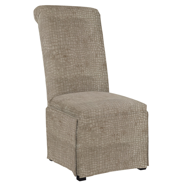 Susanna 20.25'' H Upholstered Side Chair, Black Satin, 5570-073