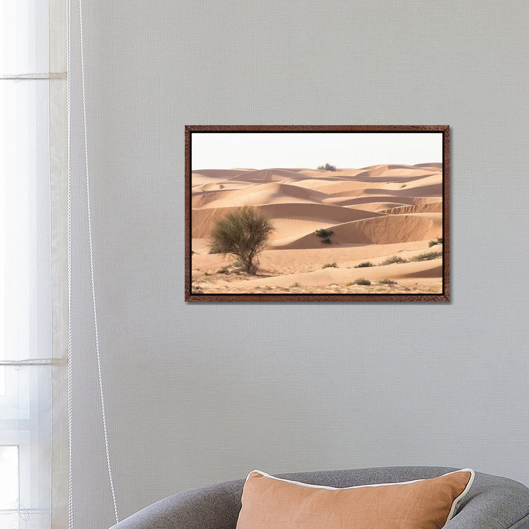 Wüste mit Sand. Abu Dhabi, Vereinigte Arabische Emirate. von Tom Norring - Gallery-Wrapped Canvas Giclée on Canvas