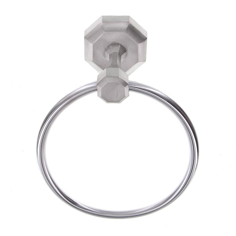 Archimedes Towel Ring, Satin Nickel