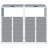 Vidaxl Wheelie Bin Storage For Double Bins Gray 56.7"X31.9"X44.5" Steel-110584181
