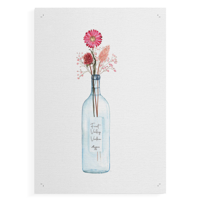 Vodka Frost Valley - impression sur toile seulement - non encadrée, H 60 po x l 40 po