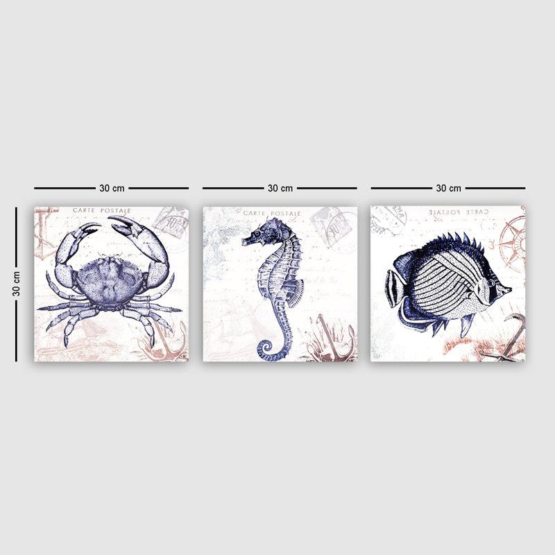 3 Piece Wrapped Canvas Panoramic Print
