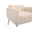 Chaise d'appoint moderne avec repose-pieds, fauteuil confortable-189330656