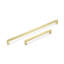 Satin Brass Slim Squared D-Bar Handles -122026798