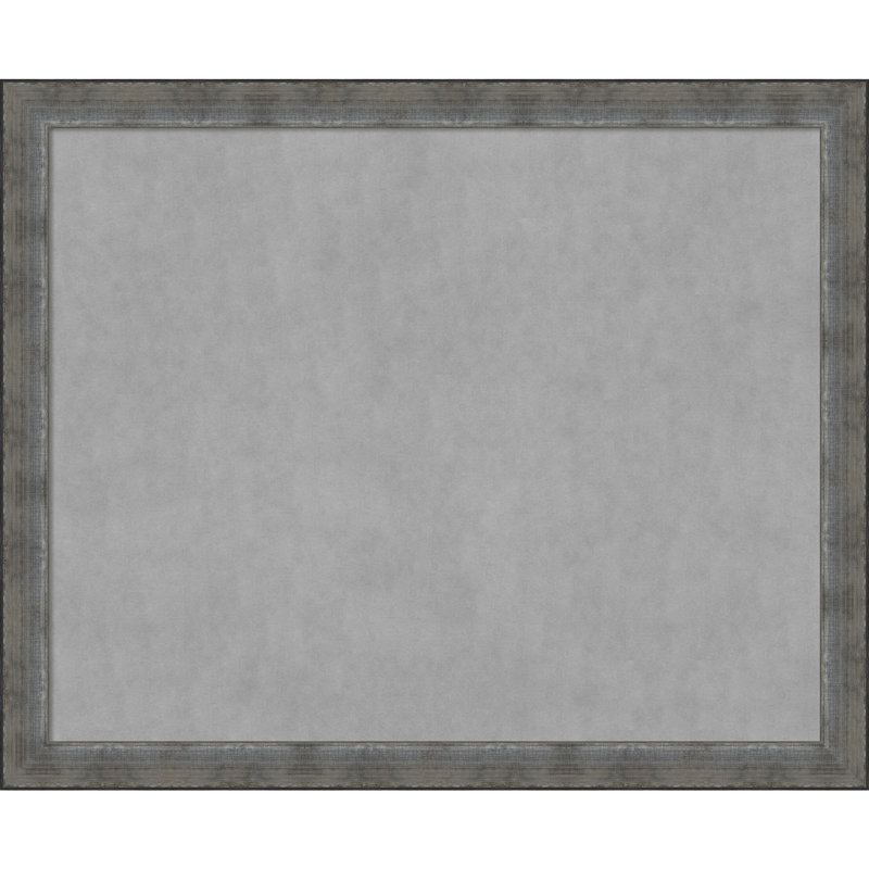 Tableau magnétique encadré étain forgé, H 36 po x l 44 po