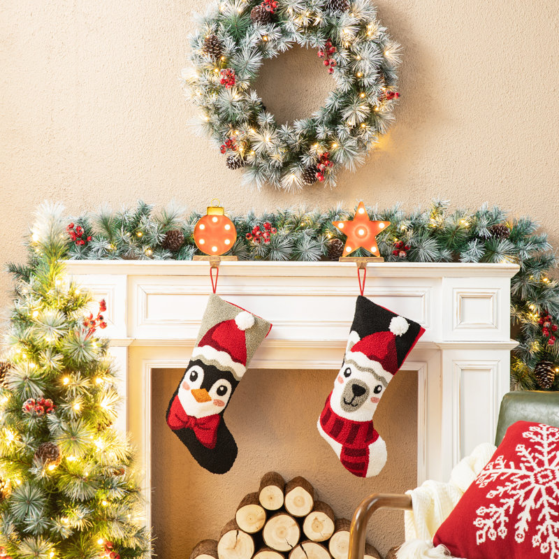 Chaussette de Noël pingouin