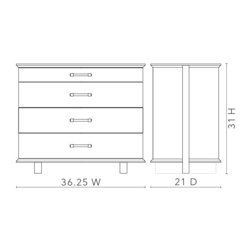Watson 4 - Drawer Nightstand