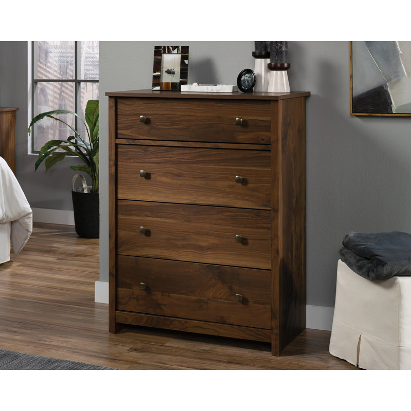 Adainville 4-Drawer Chest Grand Walnut, Grand Walnut
