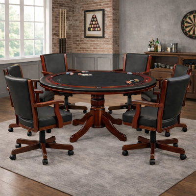 60 Inch Poker and Dining Table By RAM Game Room