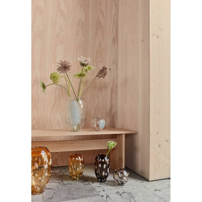 Jali Handmade Glass Table Vase