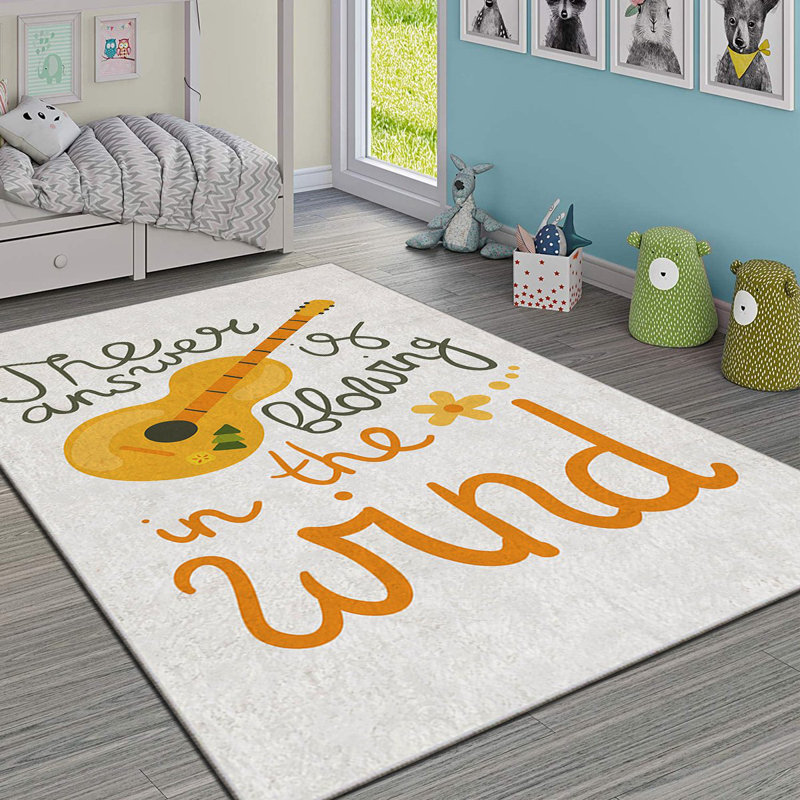 Luxurious Area Rug, 4.6 x 7.2 ft, 100% Polyester, 740 g/m² | Non-Slip Felt Dot Underside, Laminated Sponge for Comfort, Antibacterial & Easy to Clean | Stylish Velvet Fabric with Digital Print, Machine Washable
