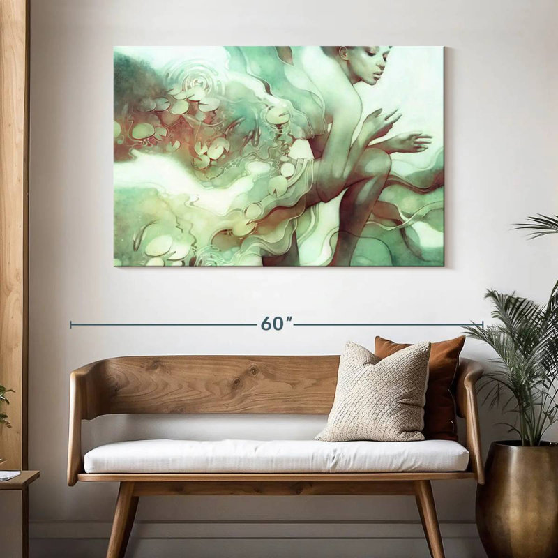 Leisha Lady Flood, 32" H x 48" W