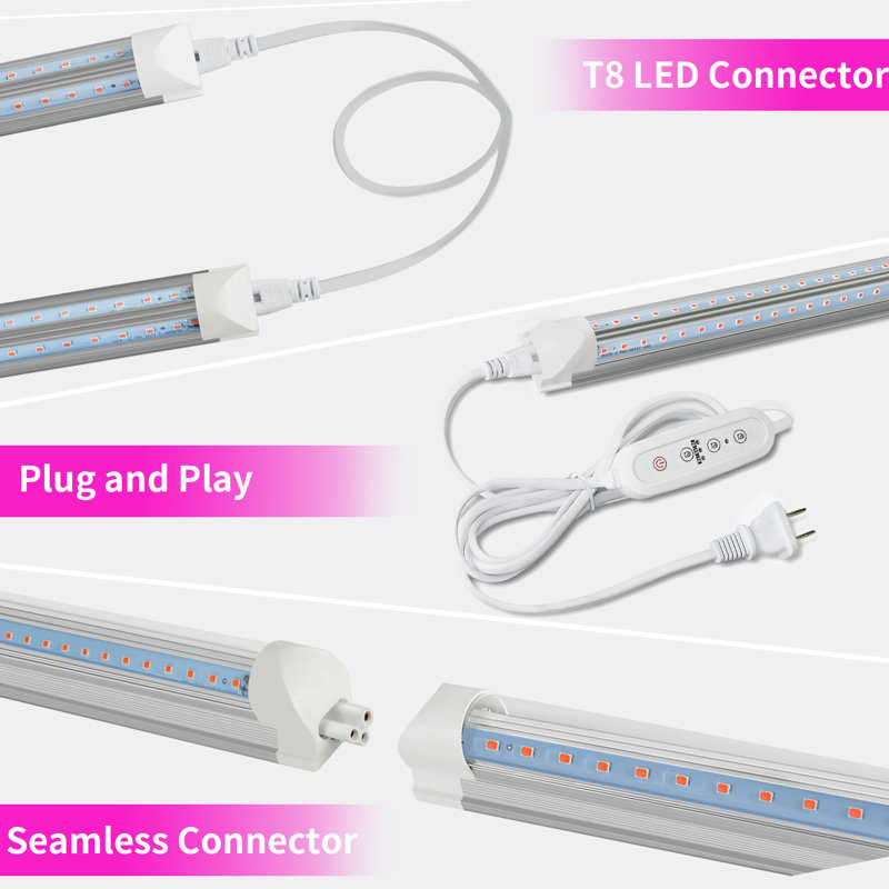 Red Light Plant Grow Light, H 3,15 po x L 29,16 po x P 3,15 po