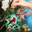 Décoration de Noël, décoration de Noël, idée de cadeau de Noël, souvenir d'héritage, céramique ronde, cadeau de babiole, cardinal