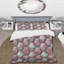 Ensemble de housse de couette rose doré Midcentury - Midcentury-109174930