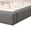 Lit rembourré gris élégant - choix de chambre idéal-1270377648