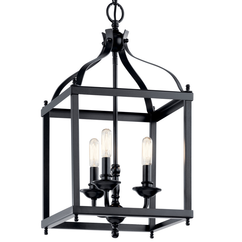 Luminaire suspendu géométrique à 3 lumières Hua