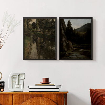 «Vintage Landscape XVII», 2 pièces