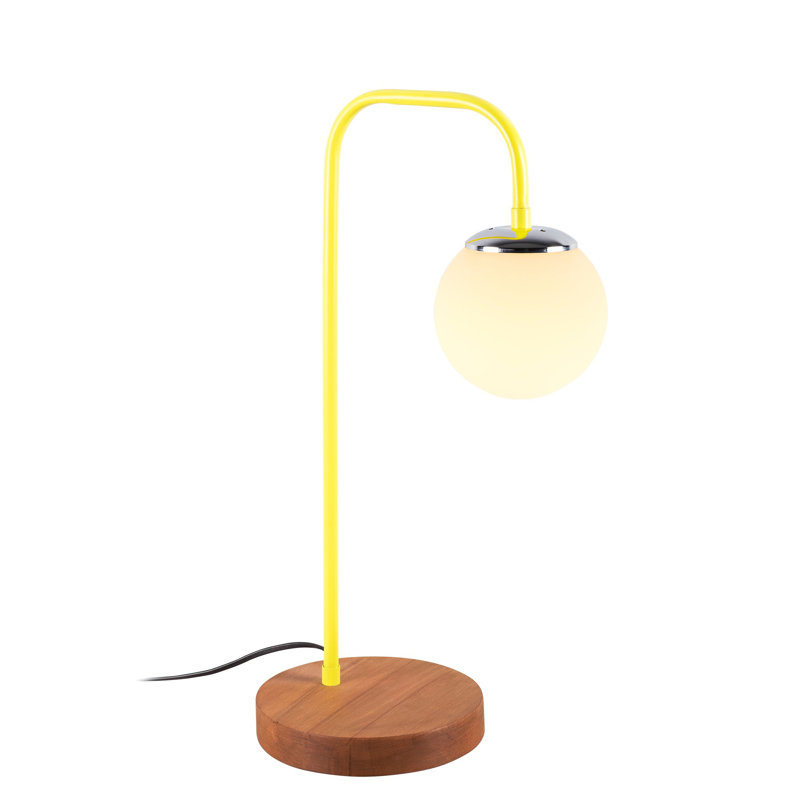 Lampe de table 22,44 po Skylar, Jaune, Blanc