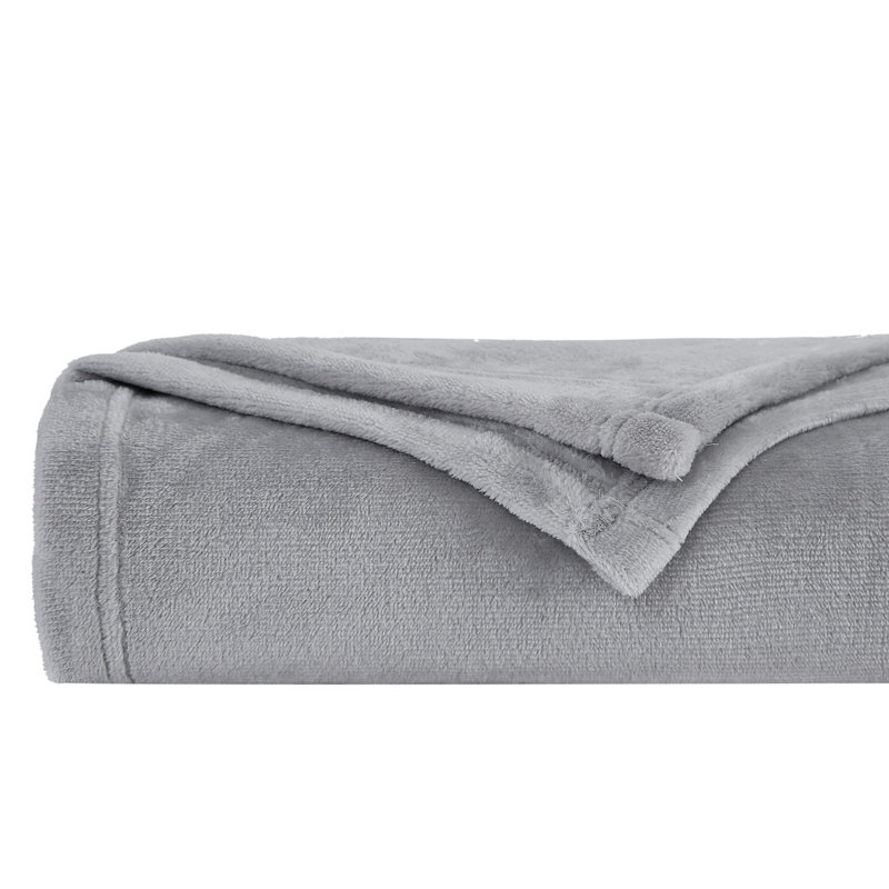 Surdimensionné douillet en micro-molleton Southshore Fine Linens, Jeté, gris