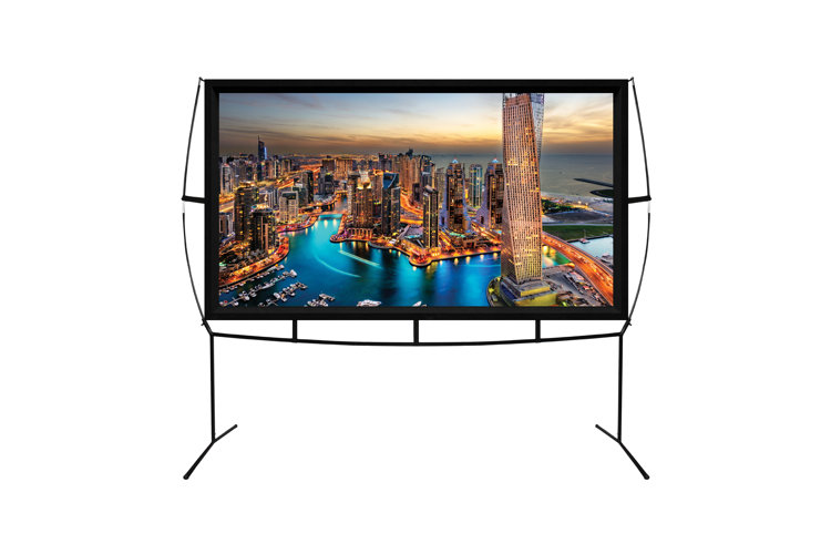 large portable outdoor movie screen