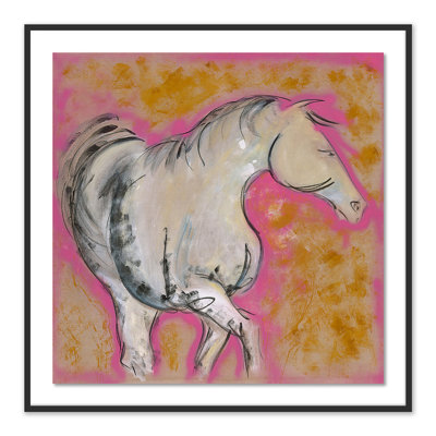 Pink Lady Print by Donna Bernstein