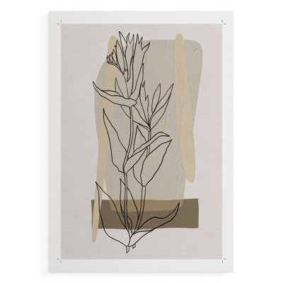 Modern Botanical II - Impression sur toile seulement - NON CADRE