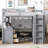 Loft Bed With Desk And Wardrobe-110922964