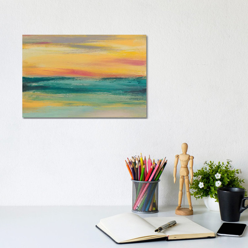 Sunset Study III by Jennifer Goldberger - Wrapped Canvas Print, 20.32cm H x 30.48cm W x 1.905cm D