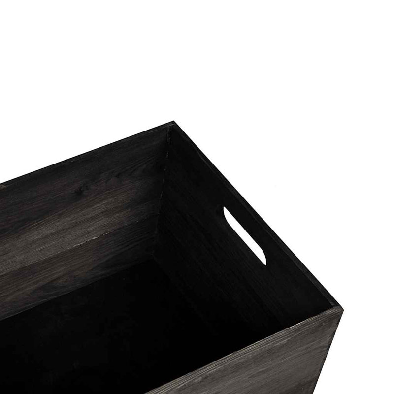  Boîte en bois, Noir