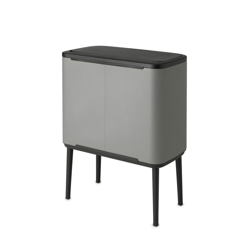 Brabantia Bo Touch 36 Litre Rubbish Bin, Mineral Concrete Grey