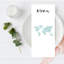 Paquet de 52 cartes de menu de mariage imprimables en aquarelle pour imprimante de bricolage, paquet de 52