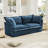 Upholstered Sofa With Ottoman