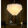 Modern Capiz Shell Chandelier With Adjustable Height, 5-Light Coastal Ceiling Fixture For Living Room, Hallway, Or Foyer
