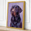 Quiet Labrador Modern - Wrapped Canvas-2135586616-2135586619