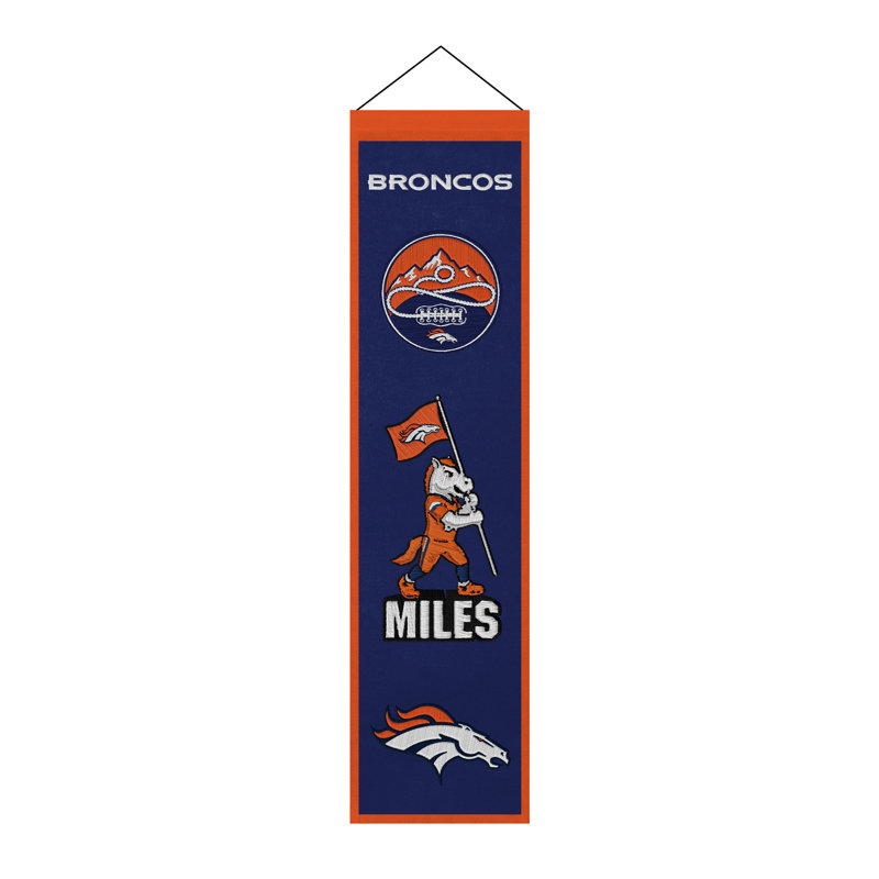 Bannière décorative murale NFL Denver Broncos, 20 x 81 cm, NFL Denver Broncos
