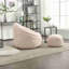 Fauteuil à billes de literie Fauteuil à billes en mousse à haute pression Fauteuil à billes en mousse avec rembourrage en mousse rembourré avec repose-pieds-130919857