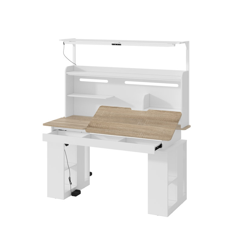 Table de bricolage avec table élévatrice 55,1 po