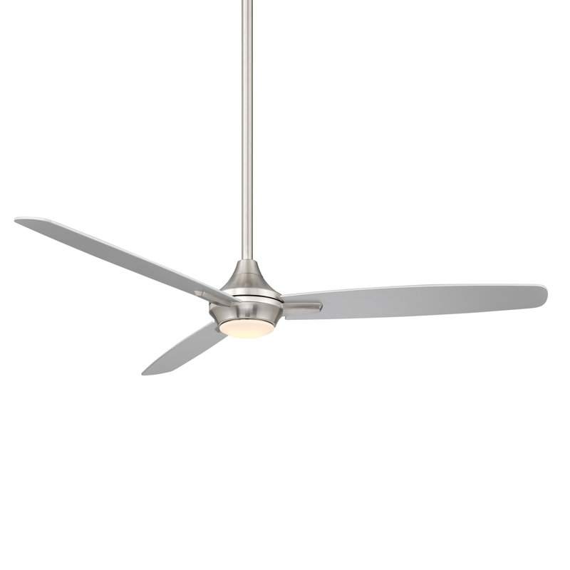 Ventilateur de plafond intelligent à 3 pales de 54 po avec télécommande incluse, fonctionne avec l'assistant Google, Amazon Alexa, IOS et application Android